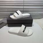 Balencaiga Piscine Slide Sandals White