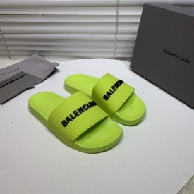 Balencaiga Piscine Slide Sandals Yellow