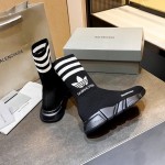 Balenciaga / Adidas Speed Sneaker in Black