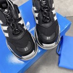 Balenciaga / Adidas Triple S Sneaker in Black