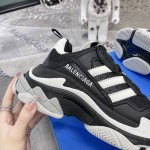 Balenciaga / Adidas Triple S Sneaker in Black