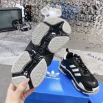 Balenciaga / Adidas Triple S Sneaker in Black