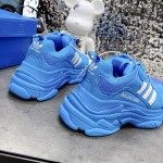 Balenciaga / Adidas Triple S Sneaker in Blue