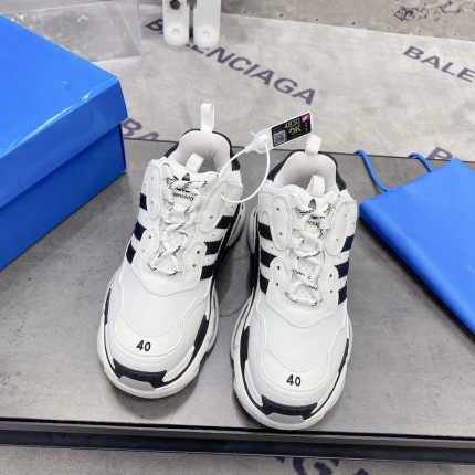 Balenciaga / Adidas Triple S Sneaker in White