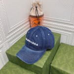 Balenciaga Baseball Cap Denim