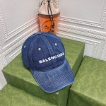 Balenciaga Baseball Cap Denim