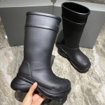 Balenciaga Crocs™ Boot in Black