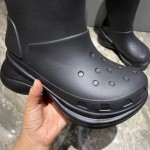 Balenciaga Crocs™ Boot in Black