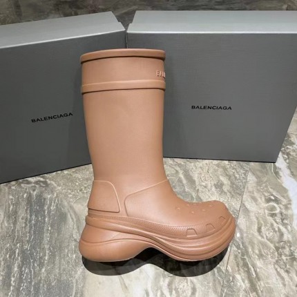 Balenciaga Crocs™ Boot in Brown