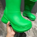 Balenciaga Crocs™ Boot in Green