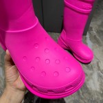 Balenciaga Women's Crocs™ Boot in Bright Pink