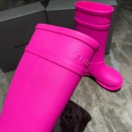 Balenciaga Women's Crocs™ Boot in Bright Pink