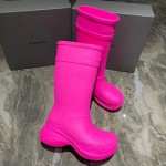 Balenciaga Women's Crocs™ Boot in Bright Pink