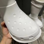 Balenciaga Crocs™ Boot in White