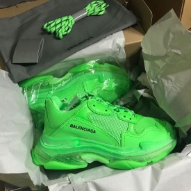 Balenciaga Triple S Sneakers Green