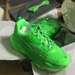 Balenciaga Triple S Sneakers Green