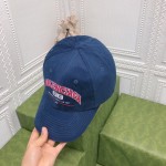 Maison Balenciaga Baseball Cap Blue