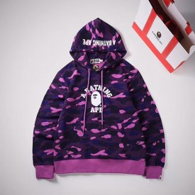 Replica Bape Hoodies purple