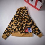 Bape 1st Camo Shark Crewneck Yellow