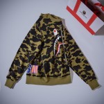 Bape 1st Camo Shark Crewneck Green