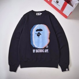 Bape Reflector Noise By Bathing Crewneck Black