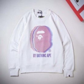 Replica Bape Reflector Sweater White