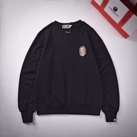 Replica Bape badge sweater black