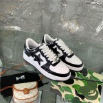 A Bathing Ape Bape Sta Low Sneakers Black Patent