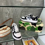 A Bathing Ape Bape Sta Low Sneakers Black Patent