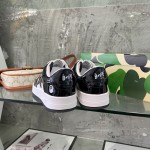 A Bathing Ape Bape Sta Low Sneakers Black Patent