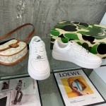 A Bathing Ape Bape Sta Low Sneakers White Leather