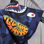 Bape Shark Full Zip Hoodie Blue