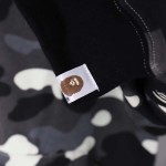 Bape Shark Full Zip Hoodie Black with white