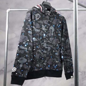 Bape Shark Full Zip Hoodie Black