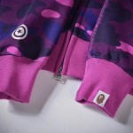 Bape 1st Camo Shark Full Hoodies Purple