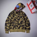 Bape 1st Camo Shark Full Hoodies Green