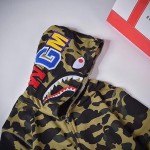 Bape 1st Camo Shark Full Hoodies Green