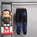 Bape Side Shark Joggers Black / Blue