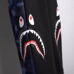 Bape Side Shark Joggers Black / Blue