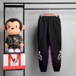 Bape Side Shark Joggers Black / Purple