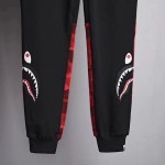 Bape Side Shark Joggers Black / Red