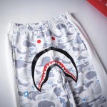 Bape Space Camo Shark Joggers White