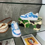 A Bathing Ape Bape Sta Low Sneakers Blue