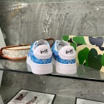 A Bathing Ape Bape Sta Low Sneakers Blue