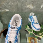 A Bathing Ape Bape Sta Low Sneakers Blue