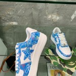 A Bathing Ape Bape Sta Low Sneakers Blue