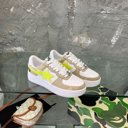 A Bathing Ape Bape Sta Low Sneakers Brown