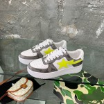 A Bathing Ape Bape Sta Low Sneakers Grey