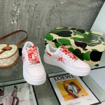 A Bathing Ape Bape Sta Low Sneakers white / Pink