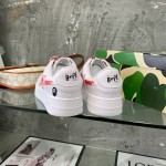 A Bathing Ape Bape Sta Low Sneakers white / Pink